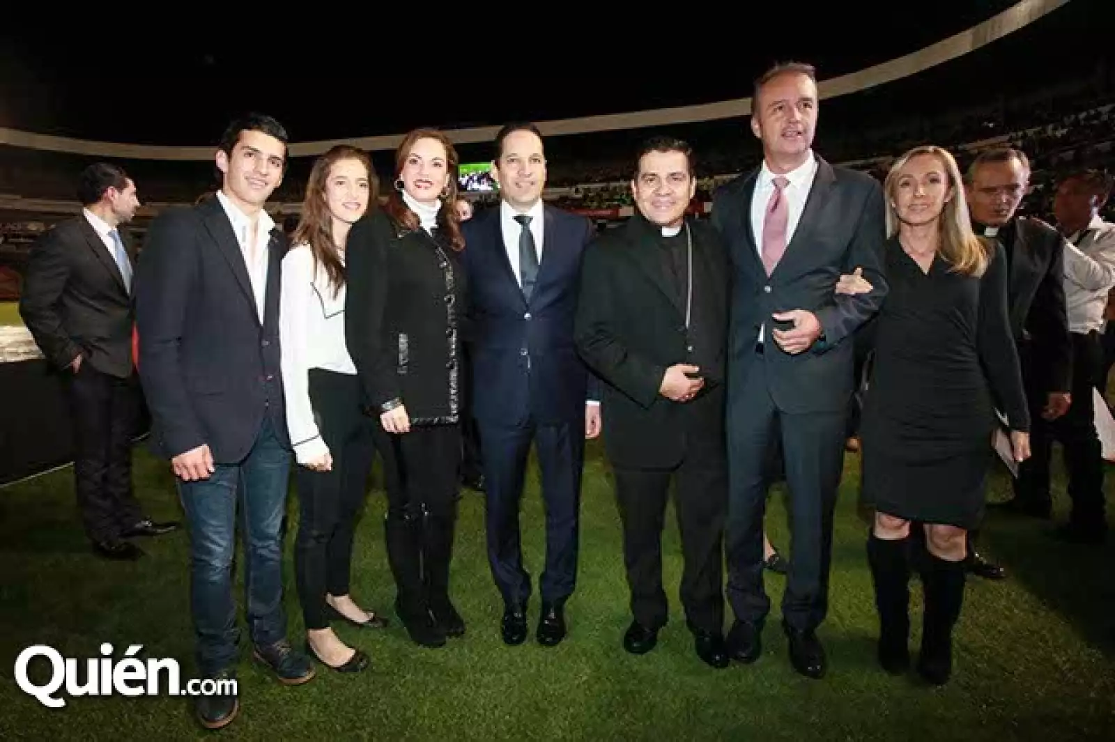Francisco,Andrea,Karina y Francisco Domínguez con Faustino Armendáriz,Mario y Lorena Calzada