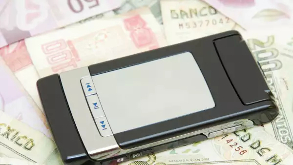 mobile phone and mexican pesos