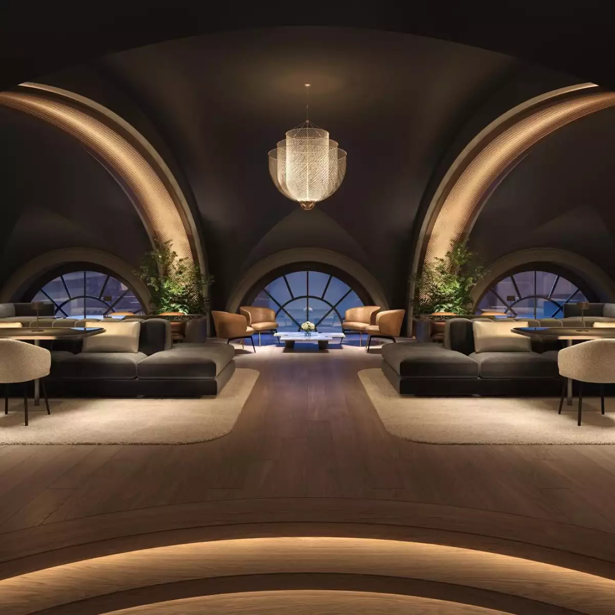 Foto del interior del CORE Club en Milan