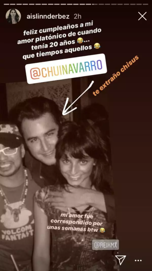 Jesús Navarro y Aislinn Derbez