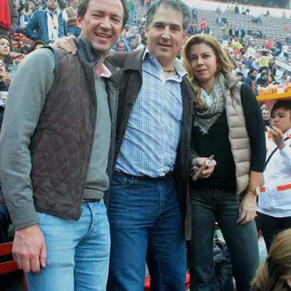 Andrés,Alejandro y Fernanda Grisi