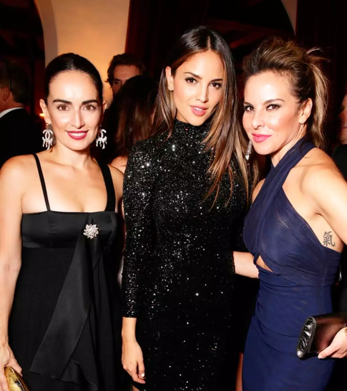 Ana, Eiza y Kate en el after party de los Emmy organizado por Netflix en septiembre de 2015.