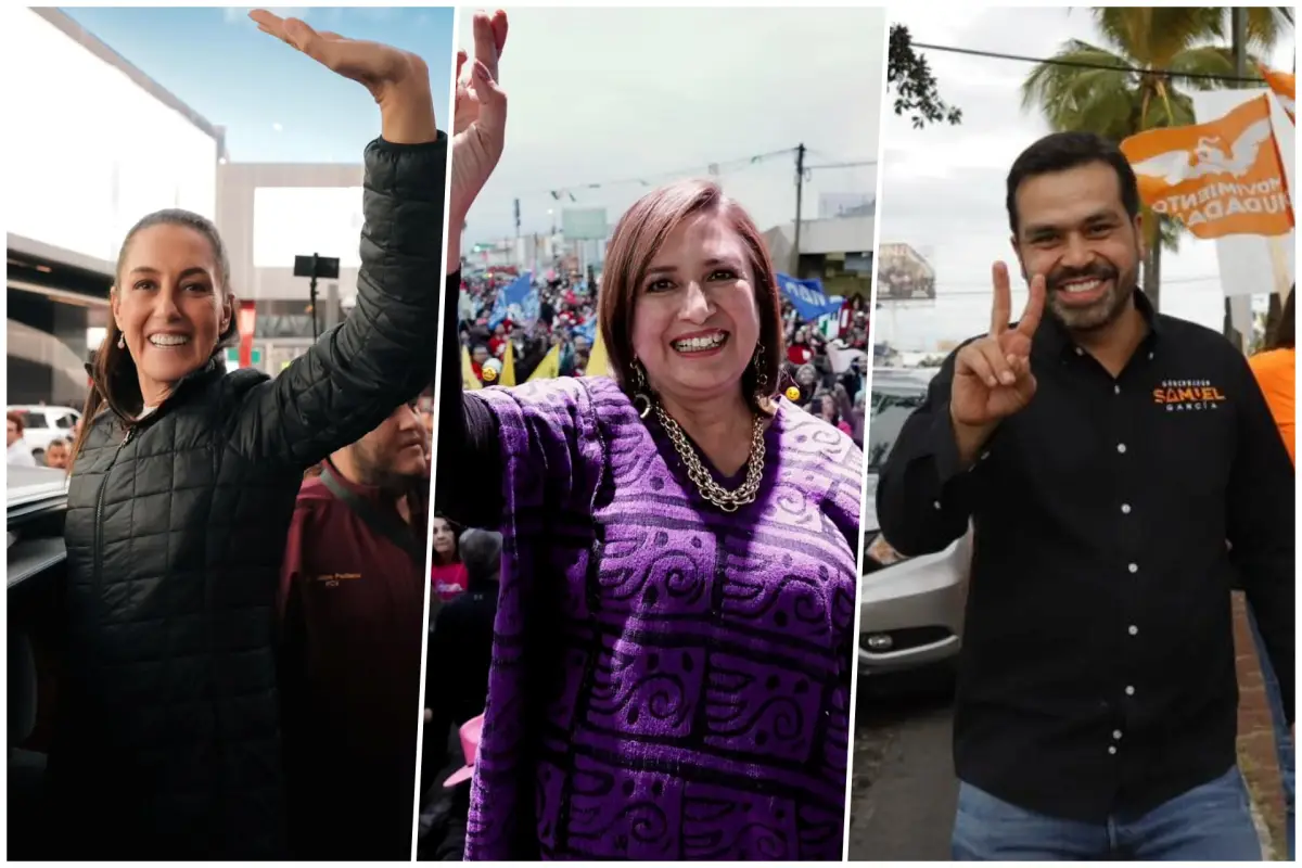 campaña presidencial de Sheinbaum, Gálvez y Máynez