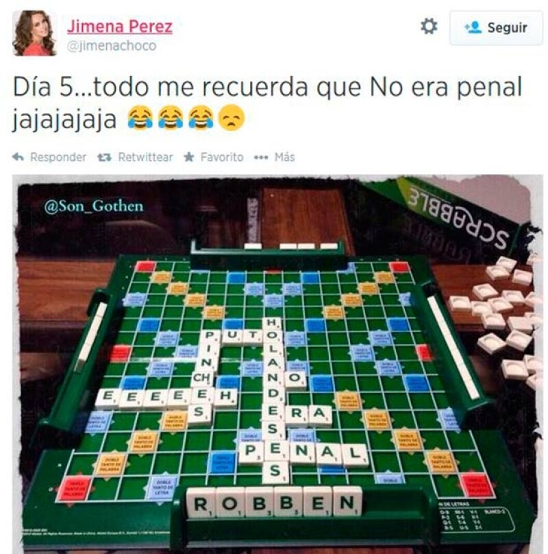 La conductora de Ventaneando recordó con esta divertida imagen la derrota.