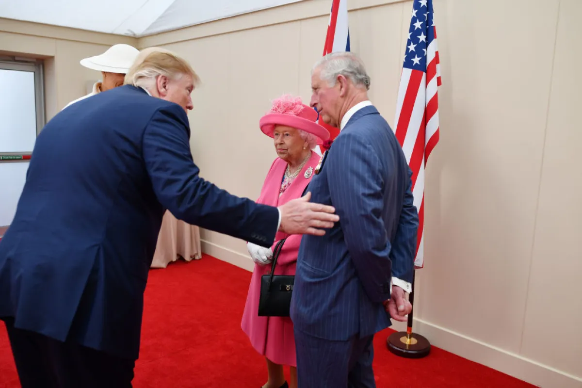 Donald Trump y la reina Isabel