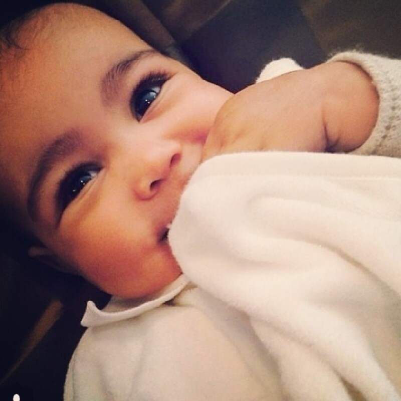 North West es la más pequeña nieta de Kris Jenner.