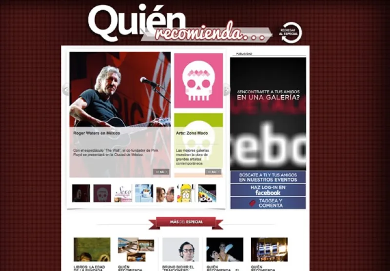 Te recomendamos ir al concierto de Roger Waters, visitar Zona Maco y leer Sexo: la puerta a Dios.