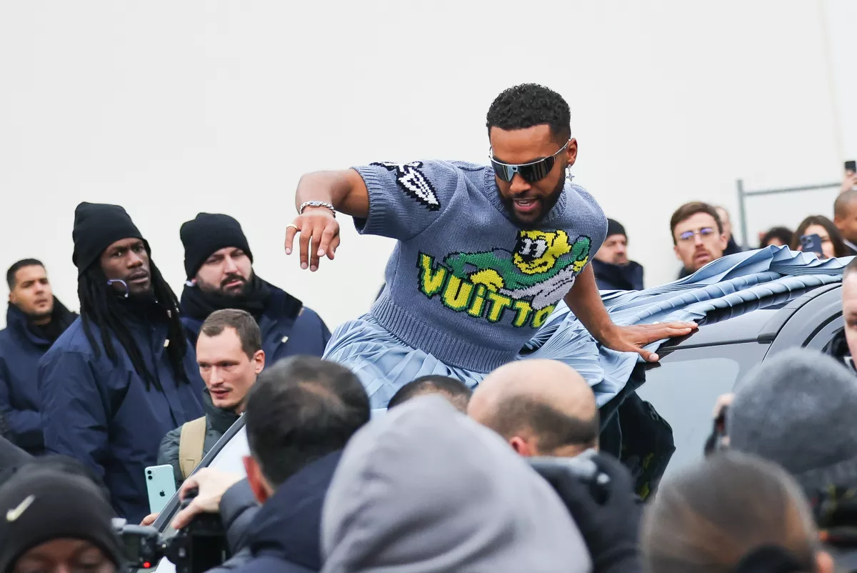 Louis Vuitton : Outside Arrivals - Paris Fashion Week - Menswear Fall-Winter 2023-2024