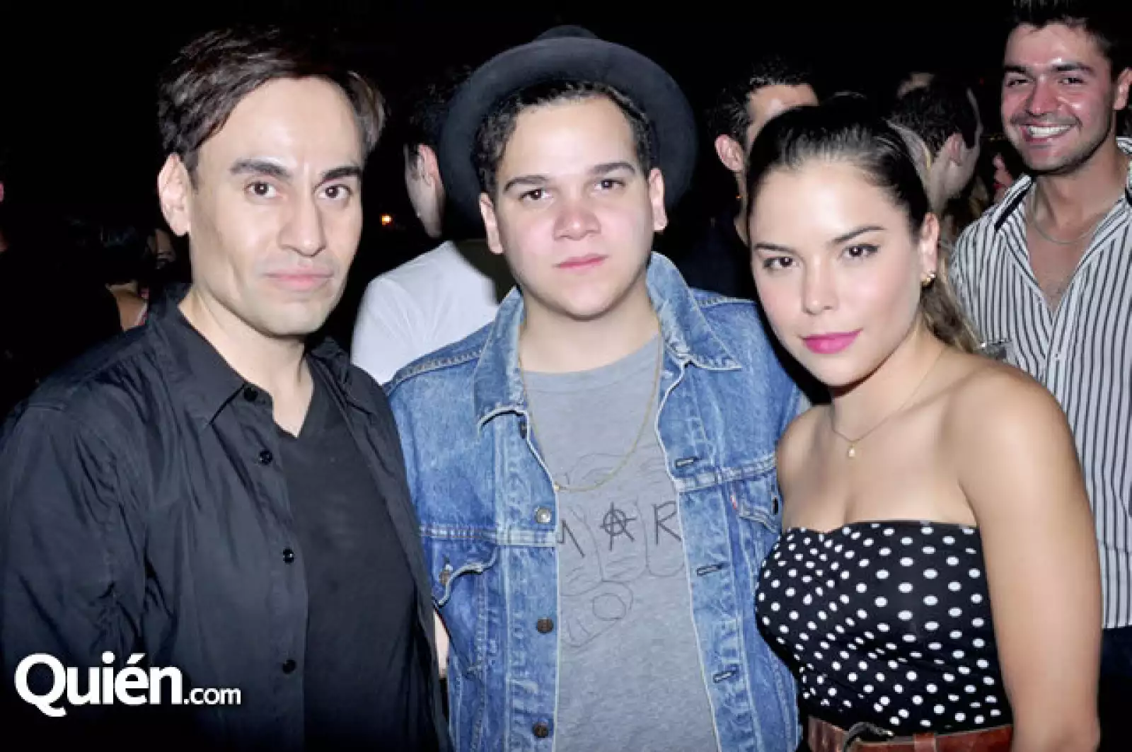 Diego Padilla,Sergio Palmeiro y Melody Treviño