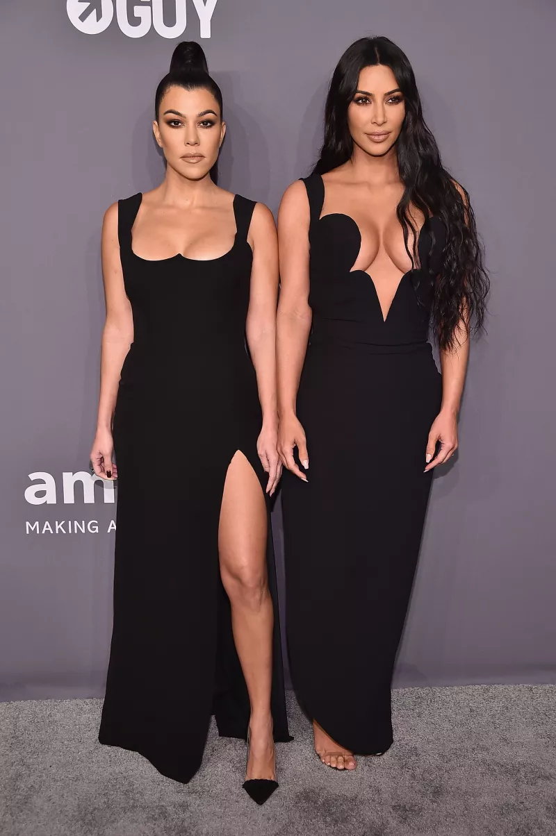 Kim y Kourtney Kardashian amfAR New York Gala 2019 - Arrivals