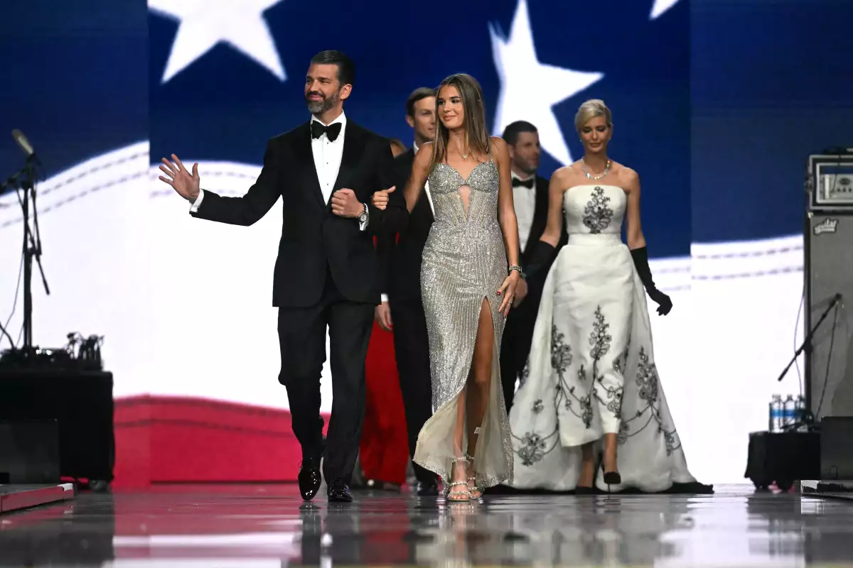 President Trump attends inaugural balls