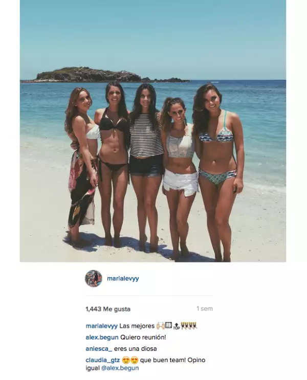 Bárbara Ruesga, María Levy, Pamela López, Alejandra Begún y Claudia Gutiérrez.