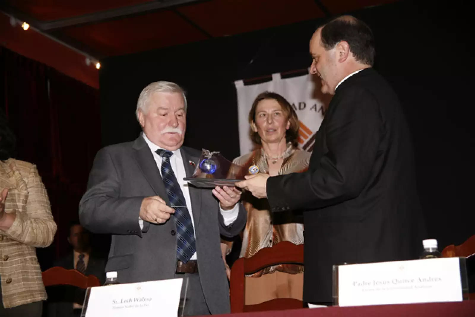 Lech Walesa en la Anáhuac