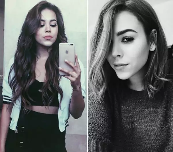 Danna Paola también se unió a las celebs con corte bob.