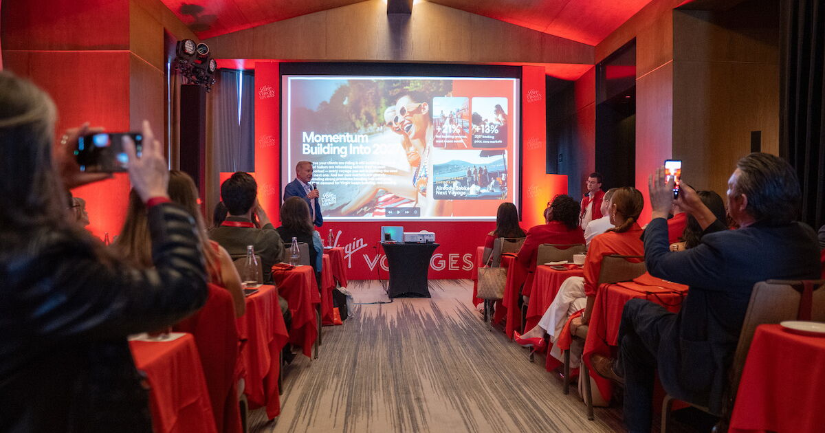 Virgin Voyages celebra el turismo en una noche inolvidable
