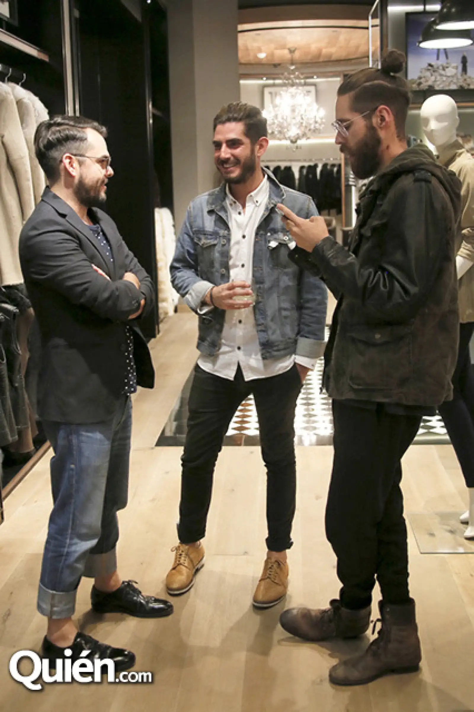 Omar Ochoa, Diego Salazar y Juan Carlos Quintero