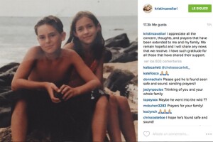 Kristin publicó un mensaje en Instagram agradeciendo la preocupación de la gente por su hermano.