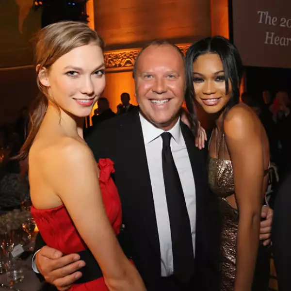 Karlie Koss, Michael Kors y Chanel Iman.