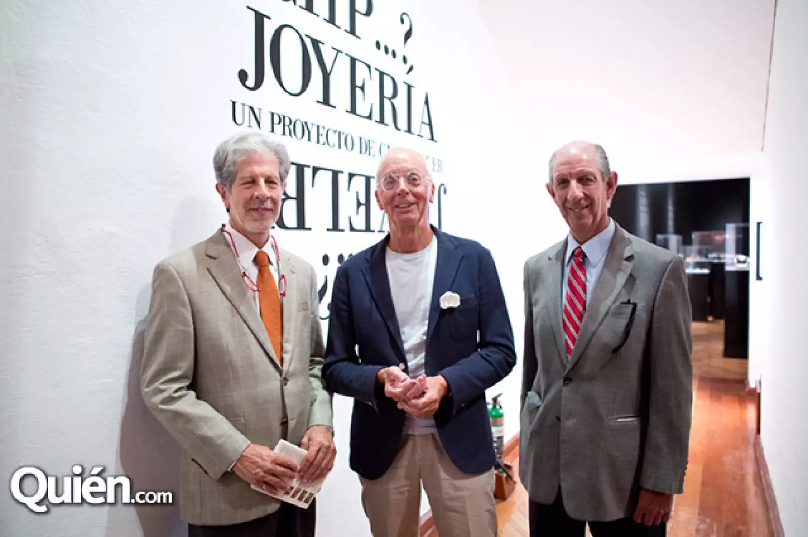 Héctor Rivero Borrell, Gijs Bakker y Rogerio Casas Alatriste