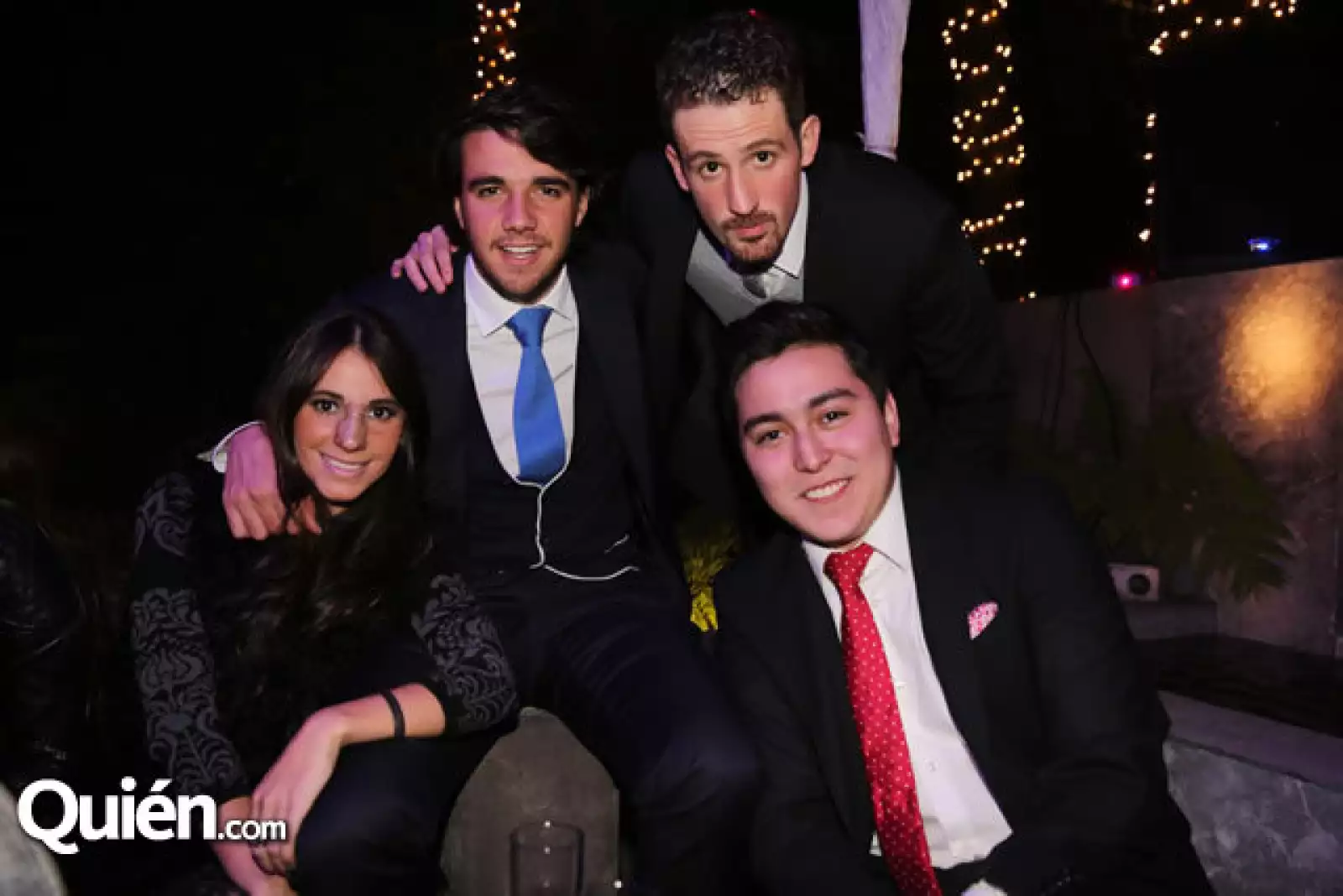 Fernanda Zamora, Pablo Lombana, Antonio Fernández y Benjamin Obregón