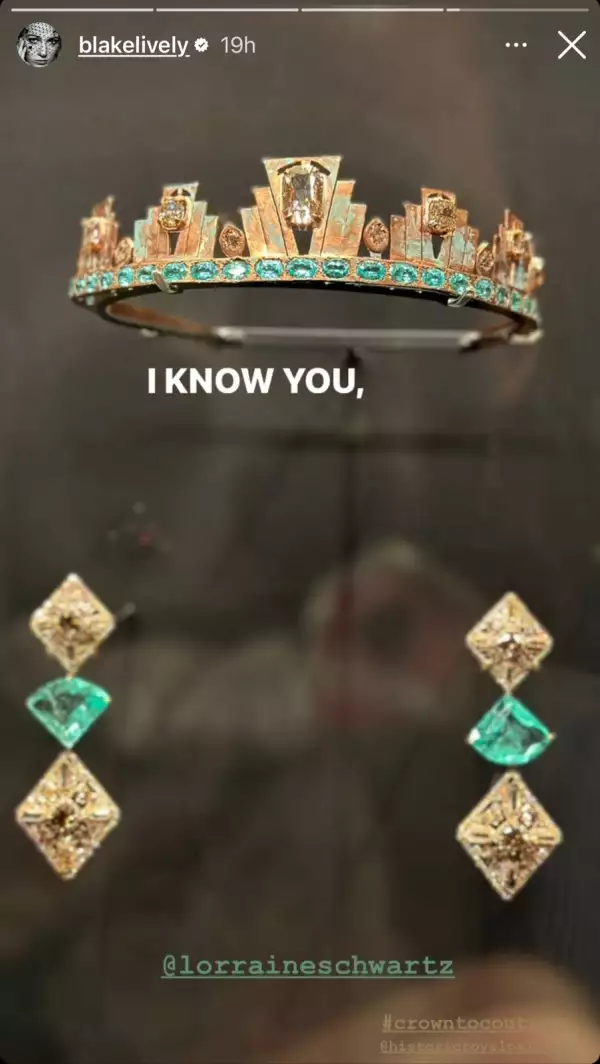 Las joyas y la corona que Blake Lively usó en la Met Gala 2022.