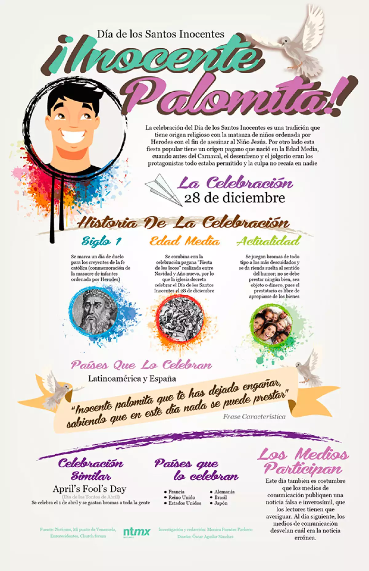 Te contamos como la matanza de niños ordenada por Herodes se transformó en tradición.