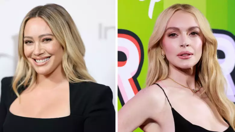 Hilary Duff y Lindsay Lohan