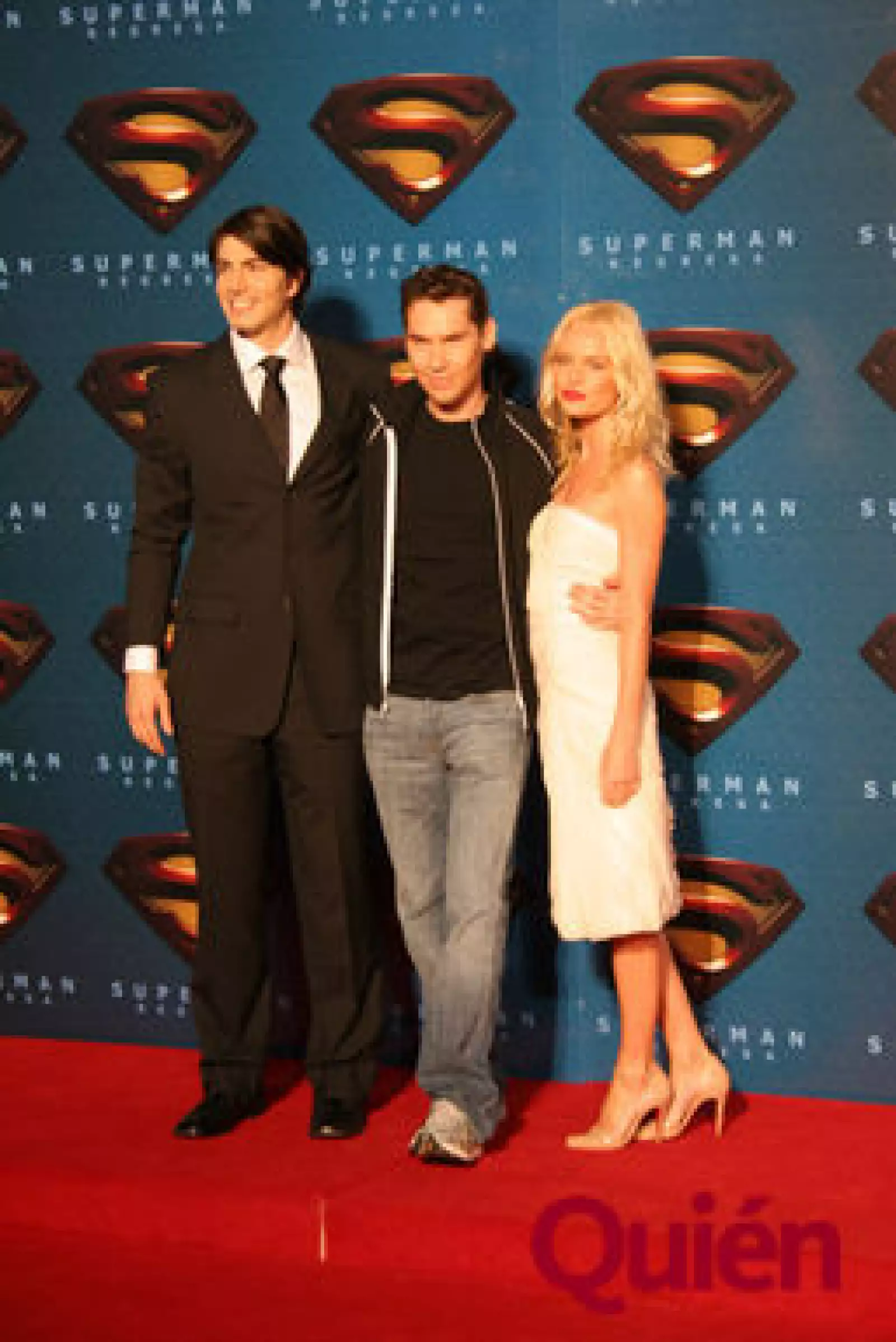 Brandon Routh, Bryan Singer, Kate Bosworth