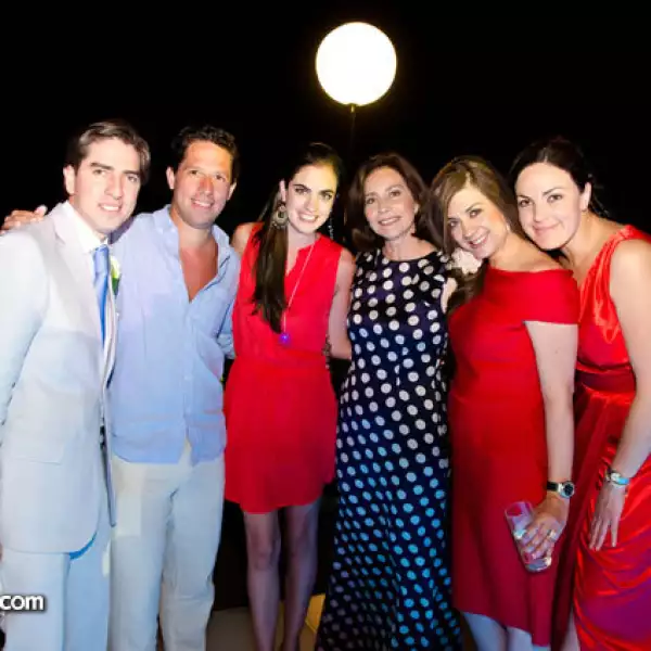 Luis Martínez, Martin Hagerman, Any Díaz de León, Argelia Bravo, Heidy Barón e Iliana Jiménez
