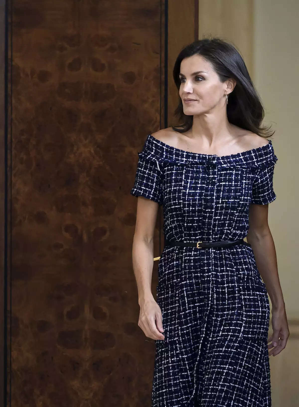 Queen Letizia Of Spain Attends Audiences At Zarzuela Palace