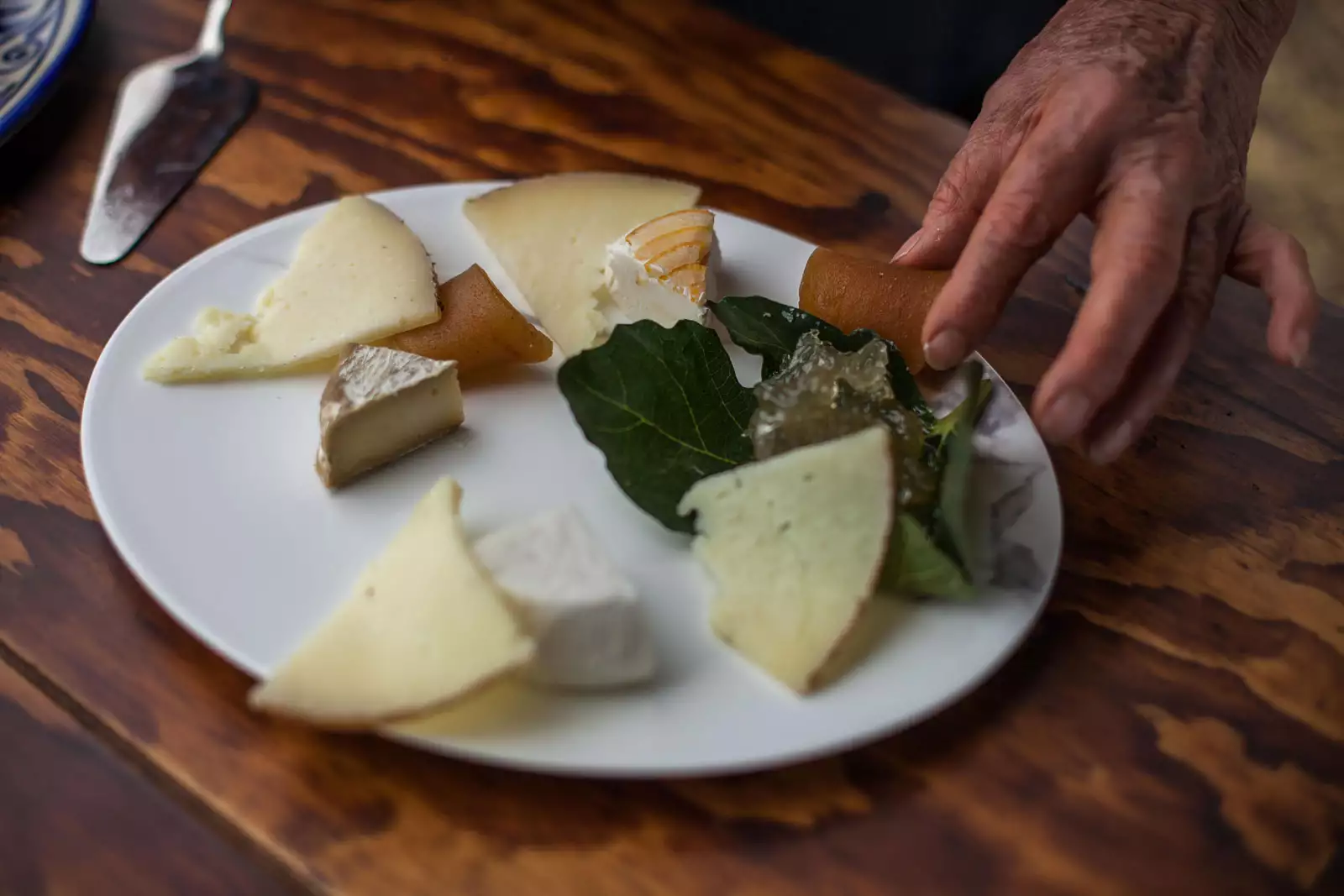 Queso en plato