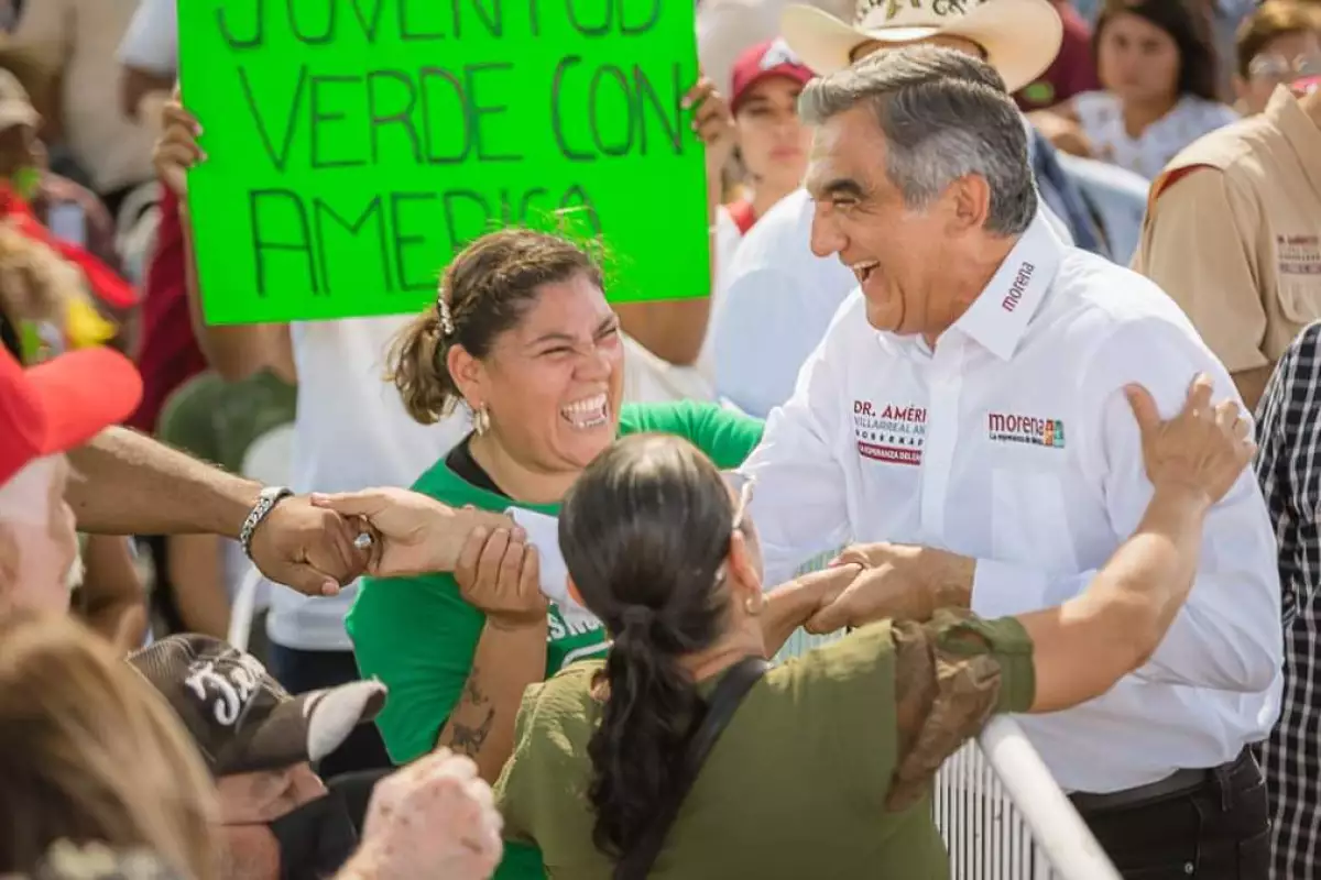Américo Villarreal en campaña