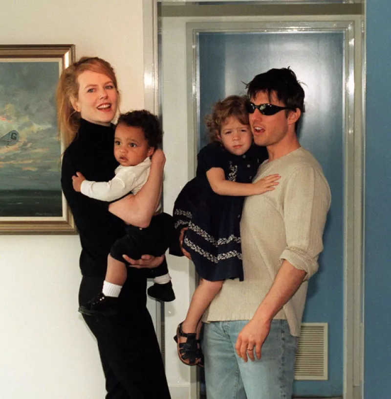 Tom Cruise y Nicole Kidman, durante su tiempo de casados, adoptaron a Connor y a Isabella.