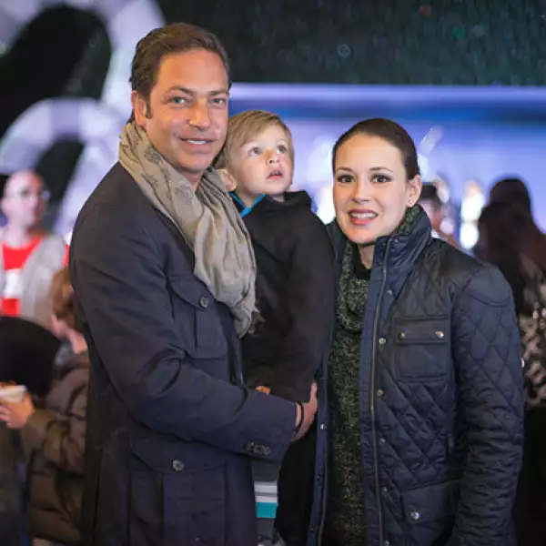 Jan y Diego Cárdenas con Beatriz Puig
