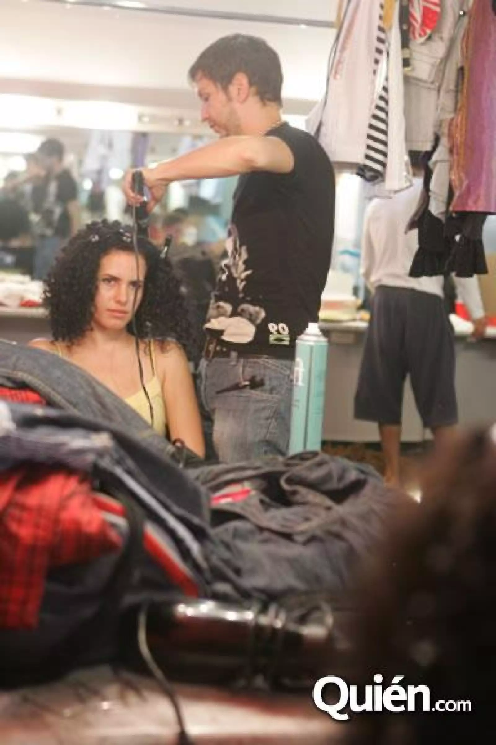 Backstage Gloria Trevi