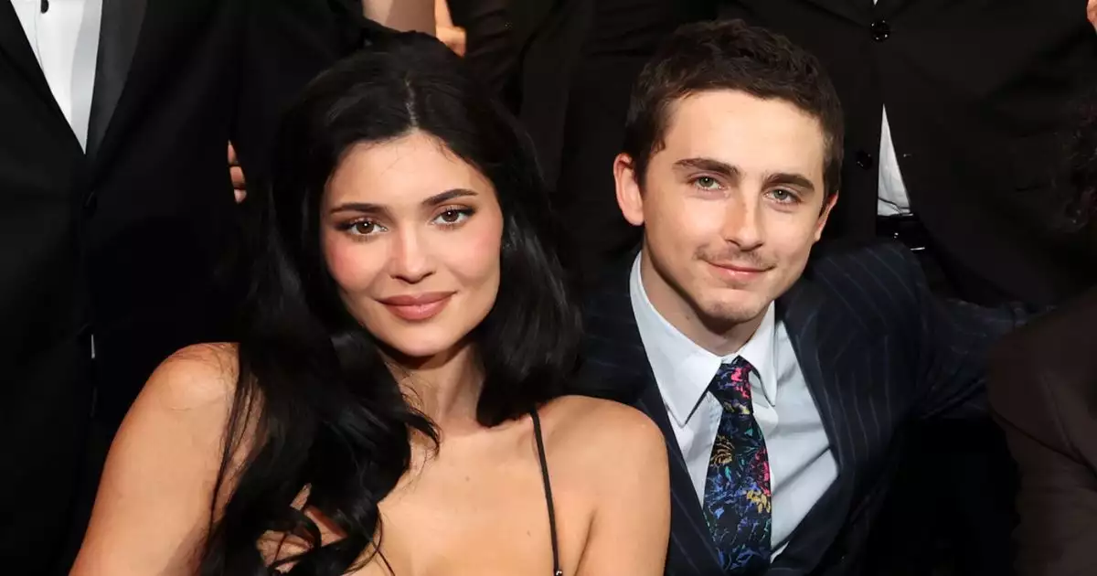 Kylie Jenner y Timothée Chalamet 
