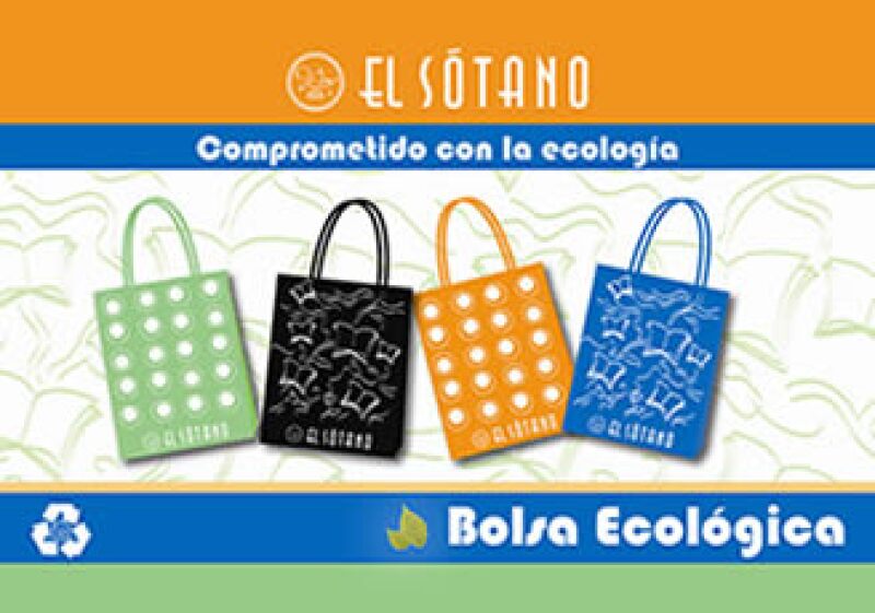 Las bolsas reutilizables del sótano son fabricadas en tela de polipropileno. (Foto: Cortesía)