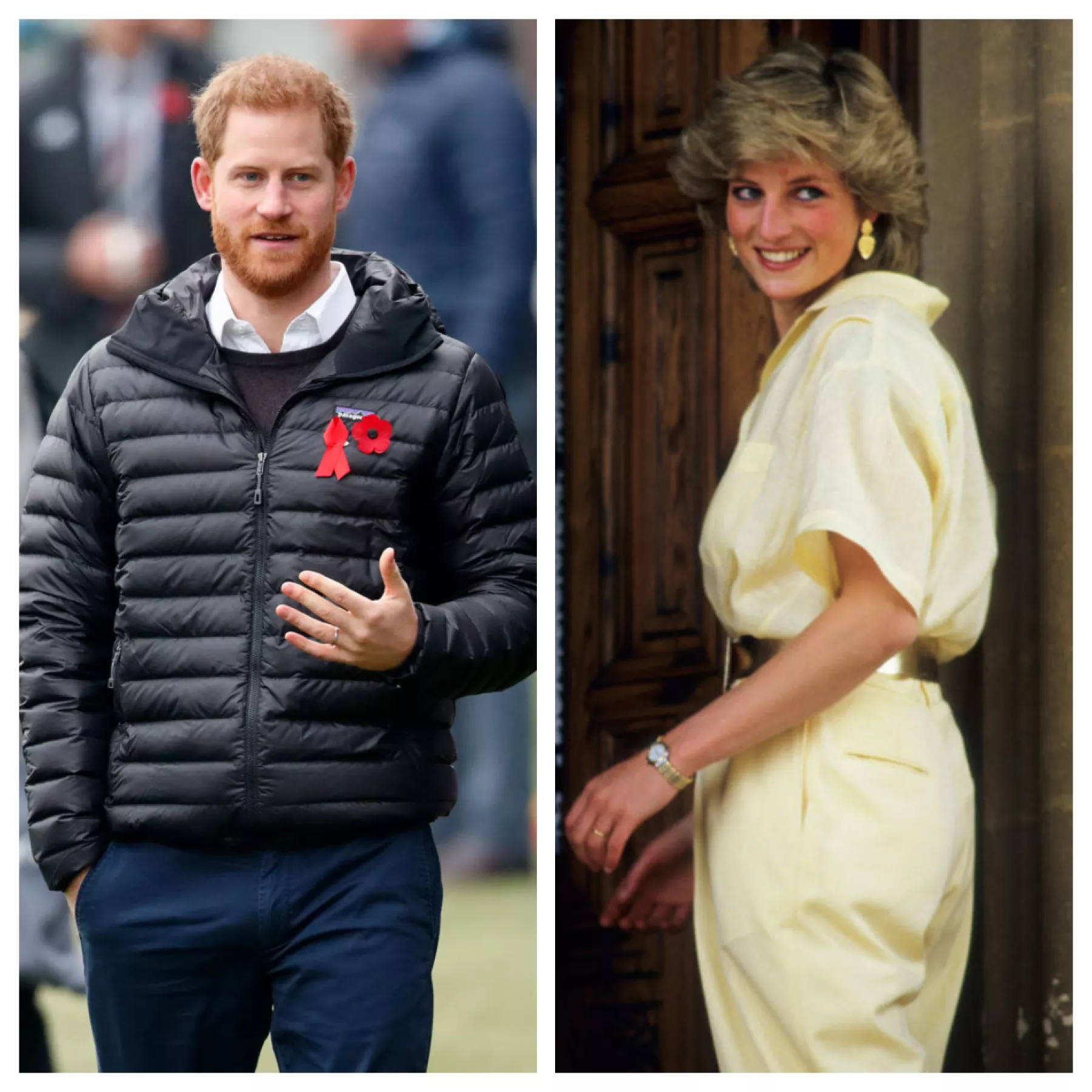 Príncipe Harry y la princesa Diana