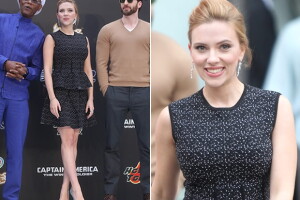 Scarlett Johansson, una embarazada muy chic