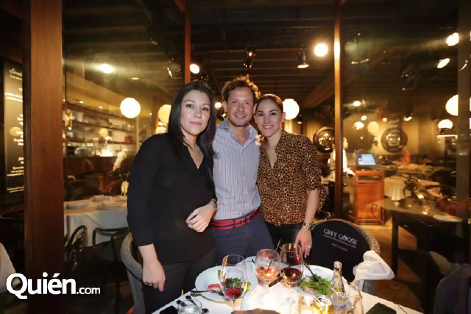Evely Muñoz, Guillermo Rojas y Ely García Lourdes