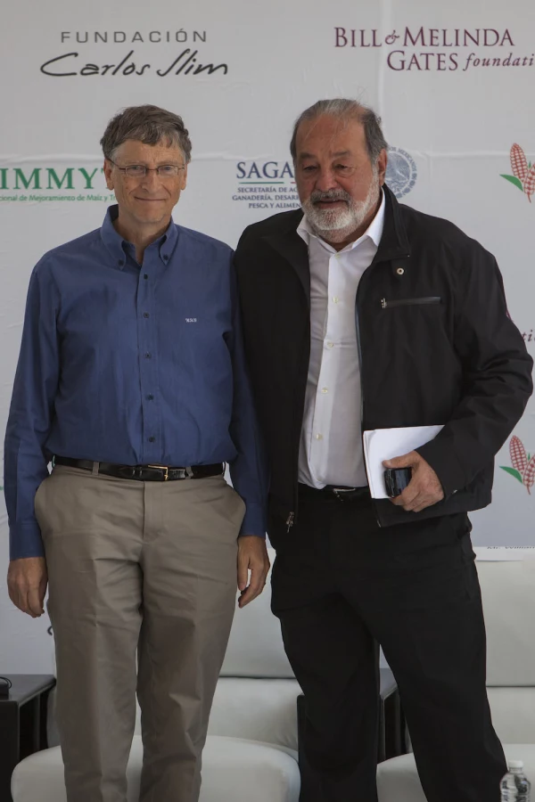 Bill Gates y Carlos Slim