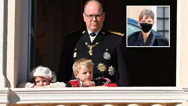 príncipe Alberto y los mellizos Jacques y Gabriella 