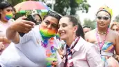 Claudia Sheinbaum en la Marcha del Orgullo