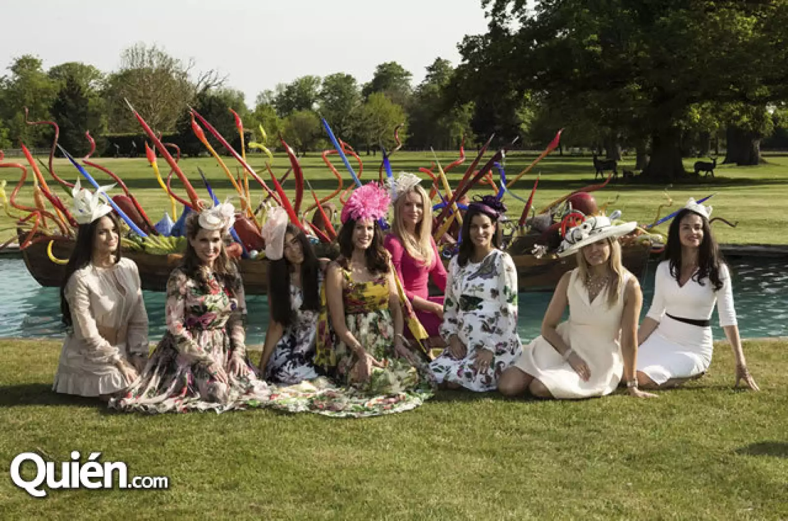 Perrine Falcone, Sonia Falcone, Sirina Juffali, Christina Estrada, Magdalena Gabriel, Bárbara Coppel, Nuria Carte y Eva Lanskay