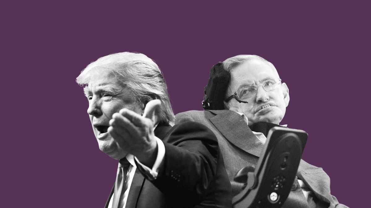 El físico dijo que no podía explicar el ascenso de Trump en la política.