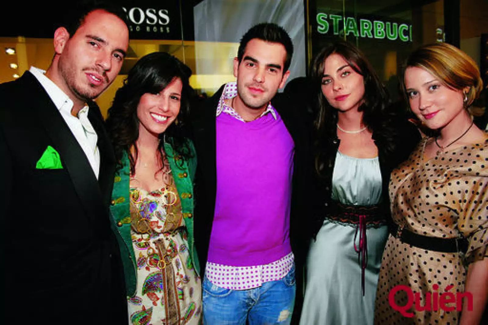 Stephanie Gil, Alexa Camil, Ricardo Cohen, Manuela Arango, Ilan Corres