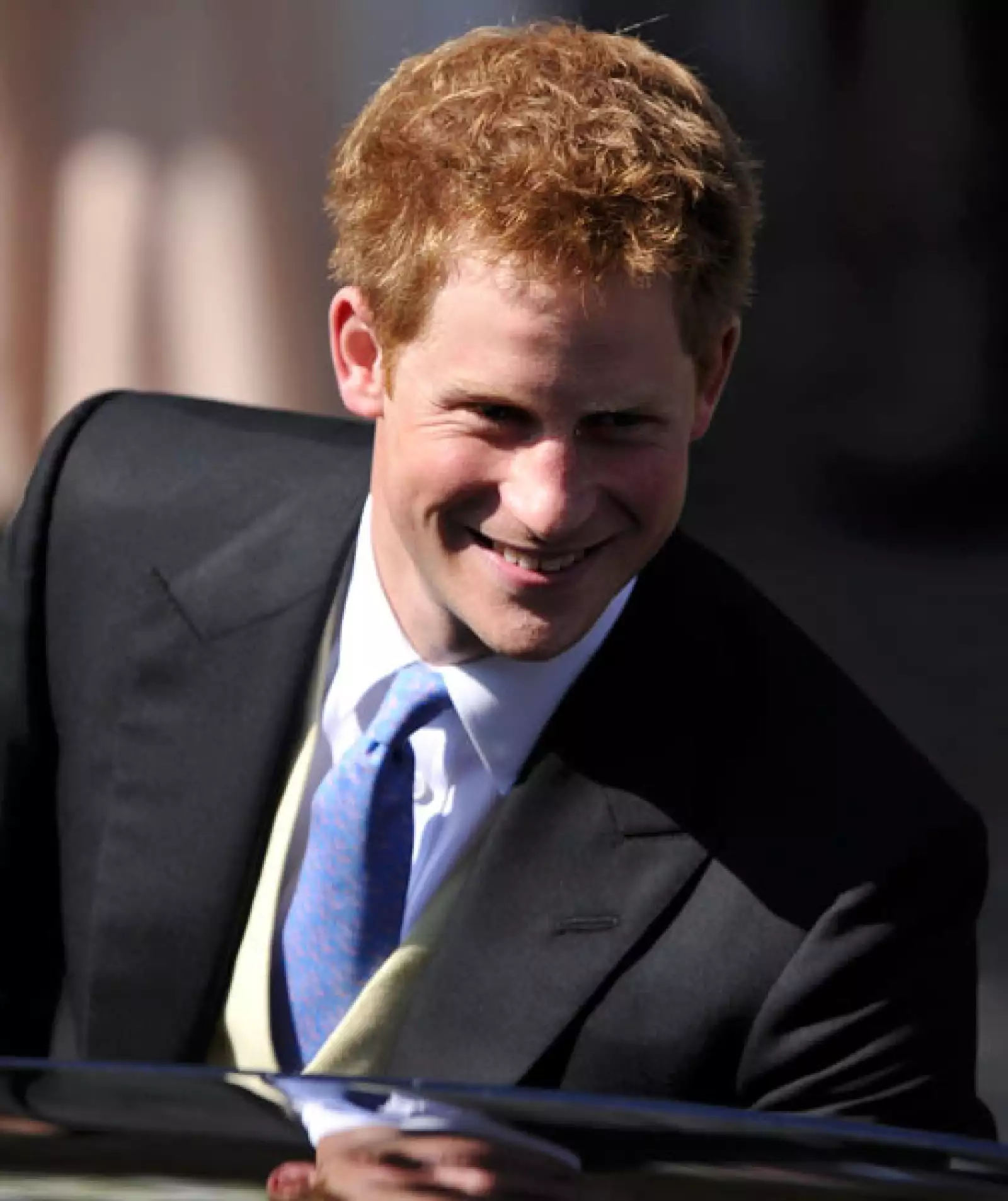 El príncipe Enrique llegó solo.