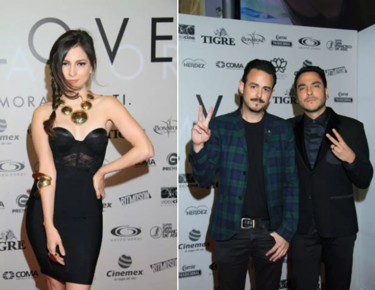 Paty Cantú y los chicos de Motel desfilaron por la alfombra roja.