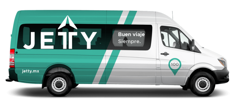 Jetty, una app de transporte colectivo.