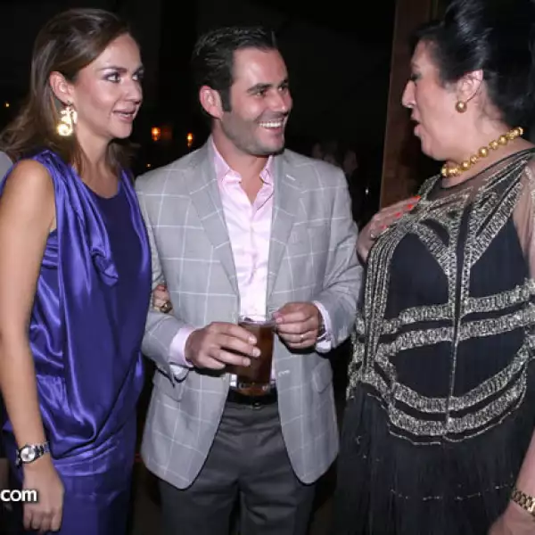 Gina y Juan Carlos Castro y Elsa Baron Gaxiola